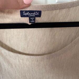 Splendid Light Tan Blouse